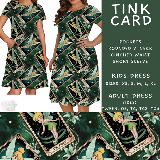 Batch #474 - Princess Tarot - Closes 1/12 - ETA early/mid March - Tink Card Adult & Kids Dresses