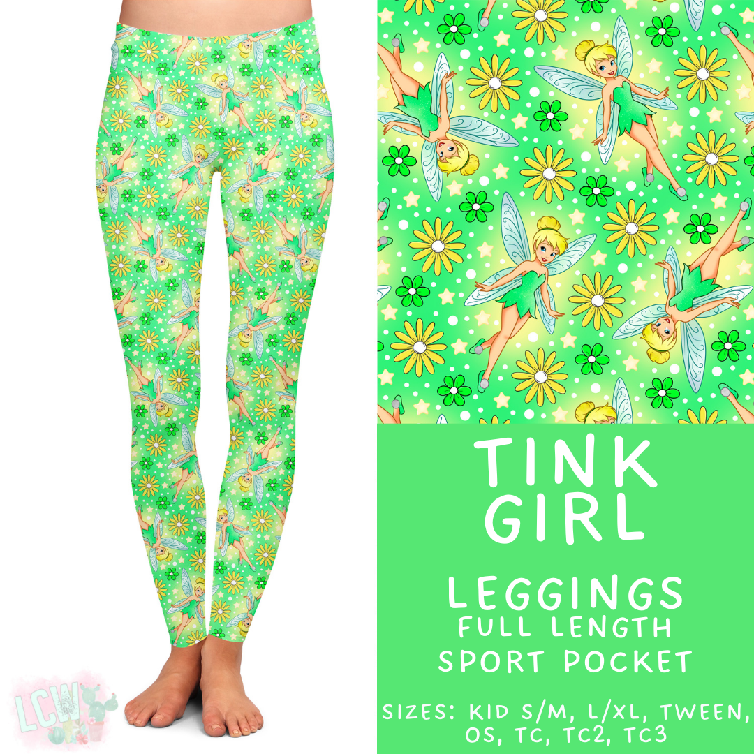 Batch #472 - Magical Faves 16 - Closes 1/5 - ETA late Feb - Tink Girl Full Length Leggings