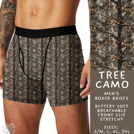 Batch #340 - Comfortable Underwear 4 - Closes 5/16 - ETA early July - Tree Camo Men's Boxer Briefs