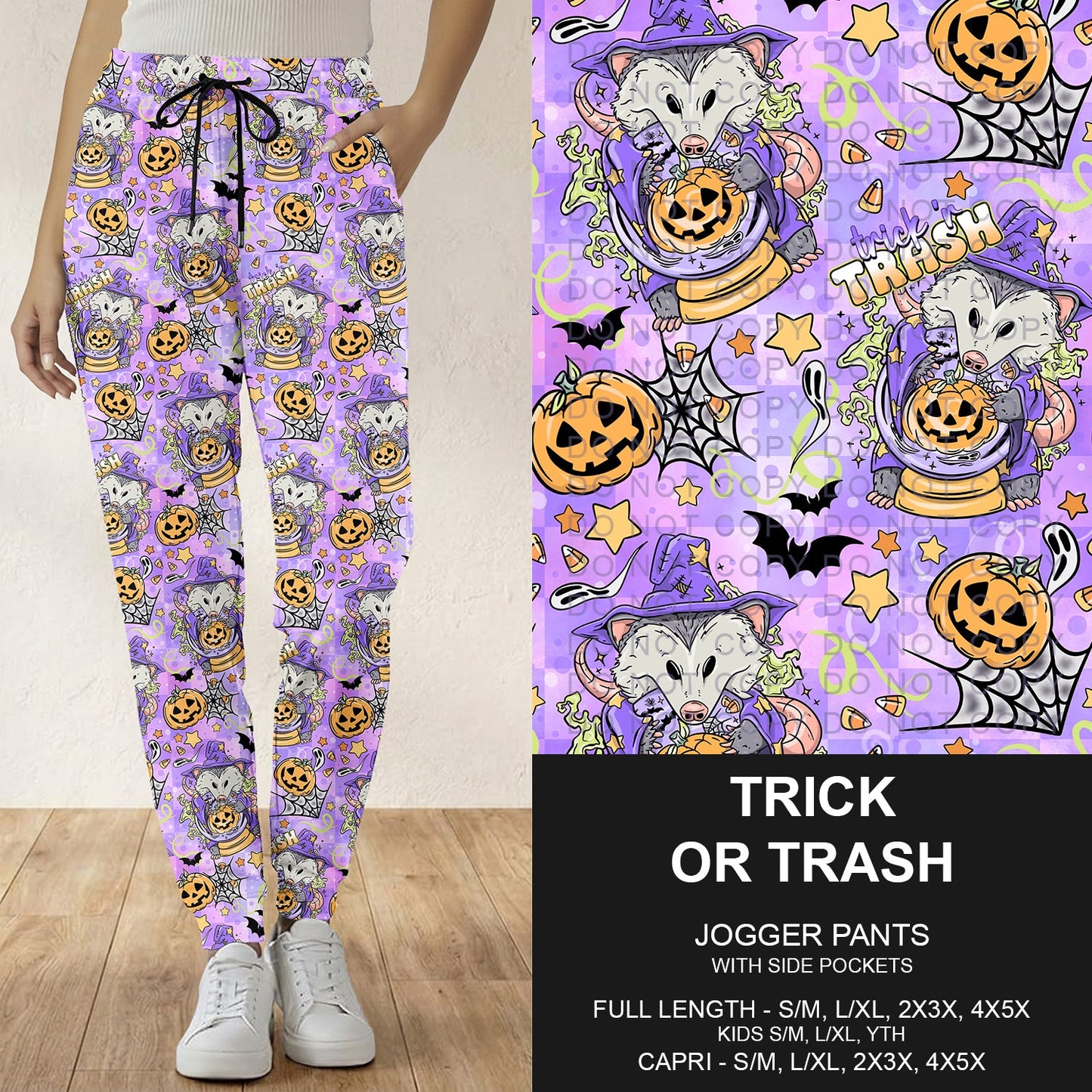 B297 - Preorder Trick or Trash Joggers (Closes 6/28. ETA: early Sept.)