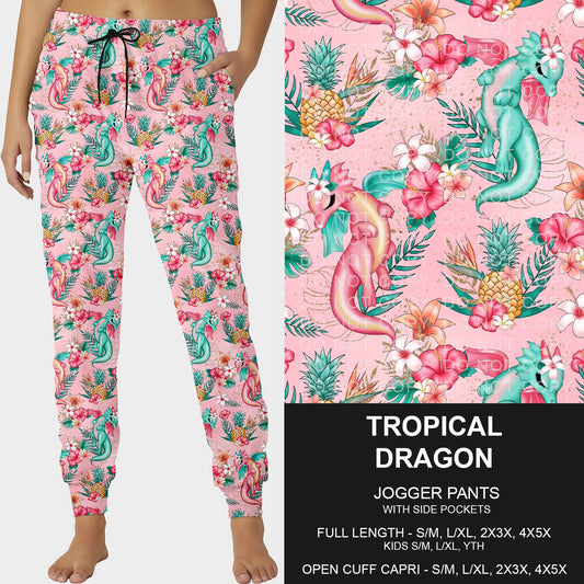 B228- Preorder Tropical Dragon Joggers (Closes 5/11. ETA: late July)