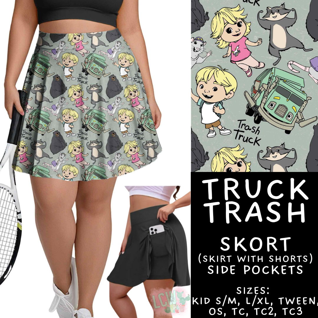 Batch #544 - Cool Characters 16 - Closes 6/17 - ETA mid August - Truck Trash Skort