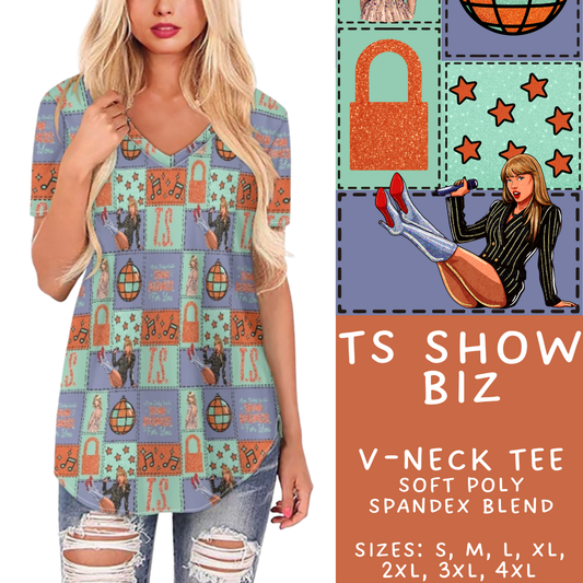 Batch #427 - August Request Run - Closes 10/9 - ETA late Nov - TS Show Biz V-Neck Tee