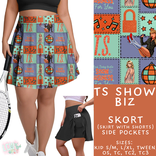 Batch #427 - August Request Run - Closes 10/9 - ETA late Nov - TS Show Biz Skort