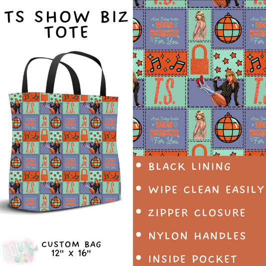 Batch #427 - August Request Run - Closes 10/9 - ETA late Nov - TS Show Biz Tote