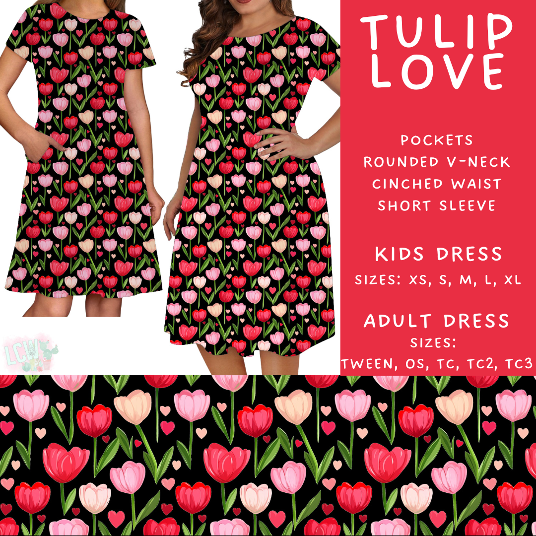 Batch #452 - Mom & Me Love - Closes 11/21 - ETA early Jan - Tulip Love Womens & Girls Dresses