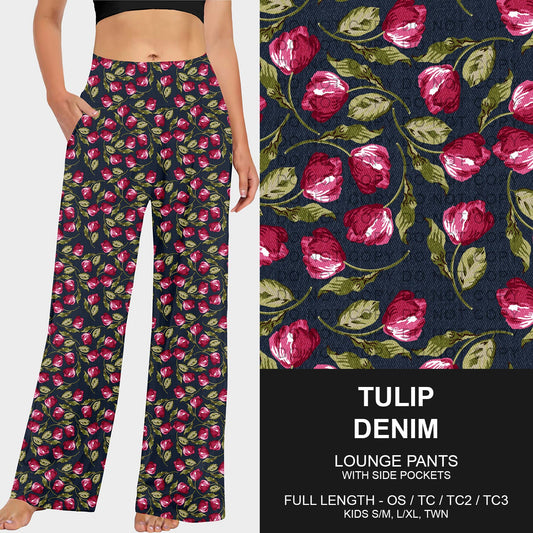 B252 - Preorder Tulip Denim Lounge Pants (Closes 9/21. ETA mid Nov.)