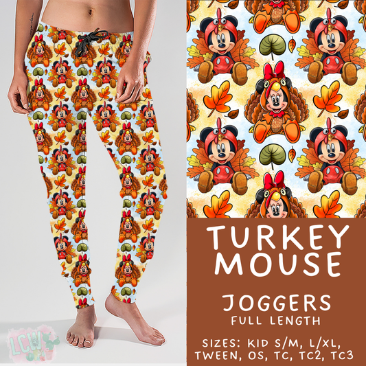 Batch #404 - Magical Fall 2 - Closes 8/29 - ETA mid/late October - Turkey Mouse Joggers