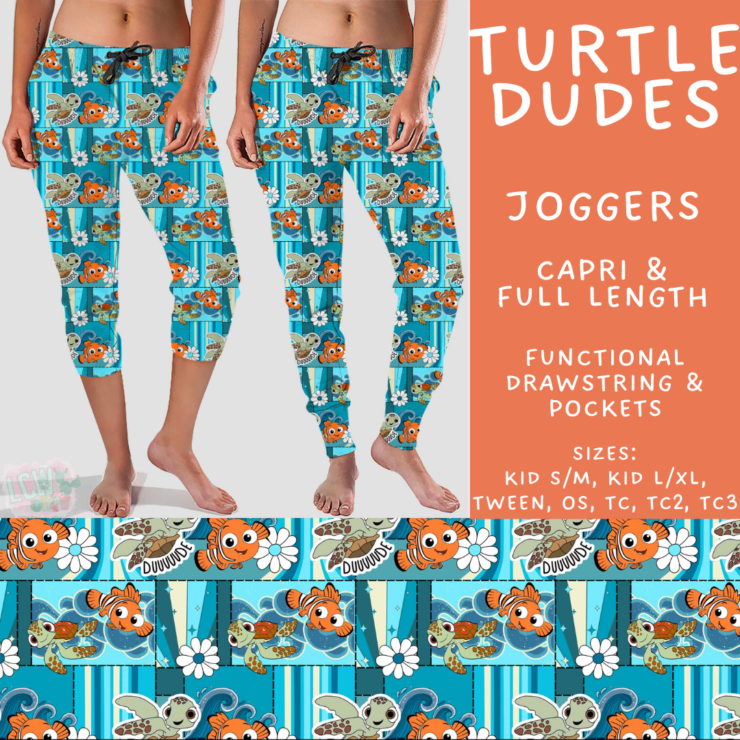 Batch #541 - Magical Faves 21 - Closes 6/10 - ETA mid August - Turtle Dudes Full and Capri Length Joggers