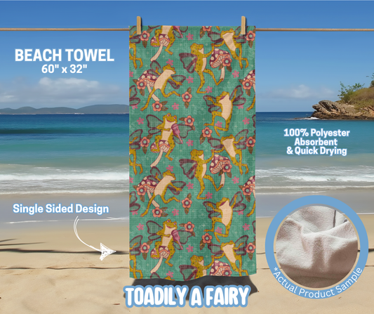 Preorder! Closes 5/15. ETA August. Toadily A Frog Fairy Towel