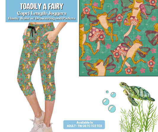 Preorder! Closes 5/7. ETA August. Toadily A Fairy Jogger Capri