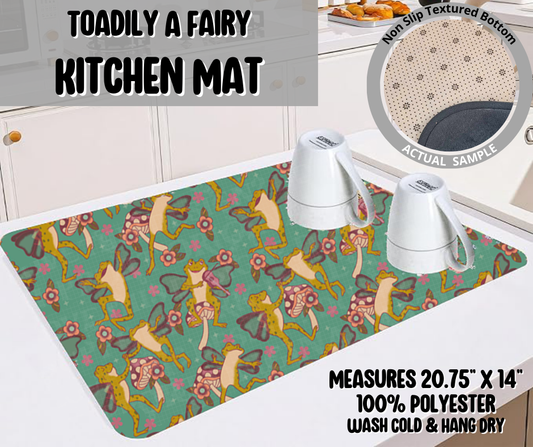 Preorder! Closes 5/22. ETA August. Toadily A Fairy Kitchen Mat