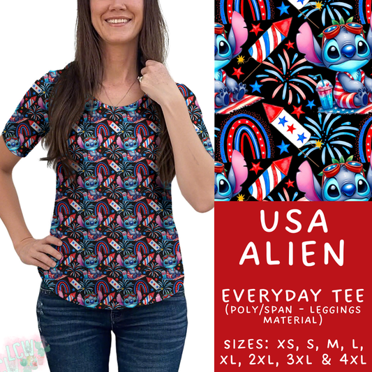 Batch #338 - Magical 4th of July - Closes 5/7 - ETA mid June - USA Alien Everyday Tee