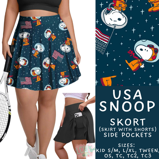 Batch #550 - Fun Run 24 - Closes 7/1 - ETA early Sept - USA Snoop Skort