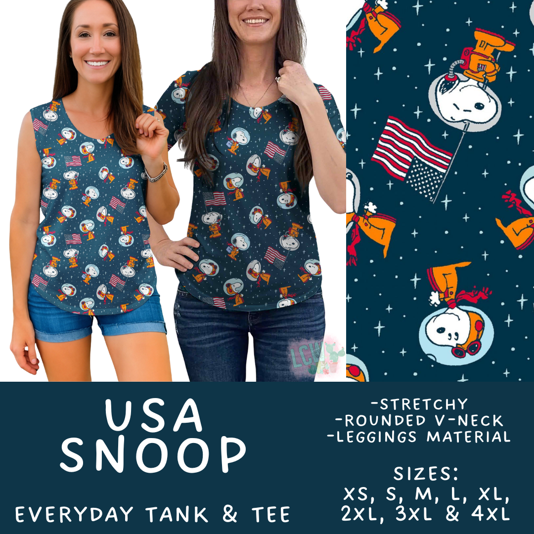 Batch #550 - Fun Run 24 - Closes 7/1 - ETA early Sept - USA Snoop Everyday Tank & Tee