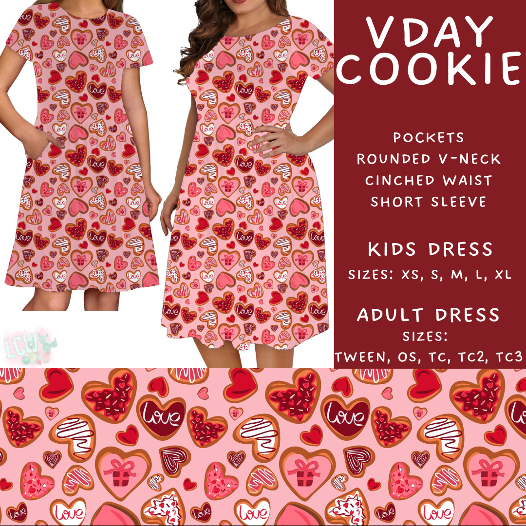 Batch #452 - Mom & Me Love - Closes 11/21 - ETA early Jan - Vday Cookie Womens & Girls Dresses