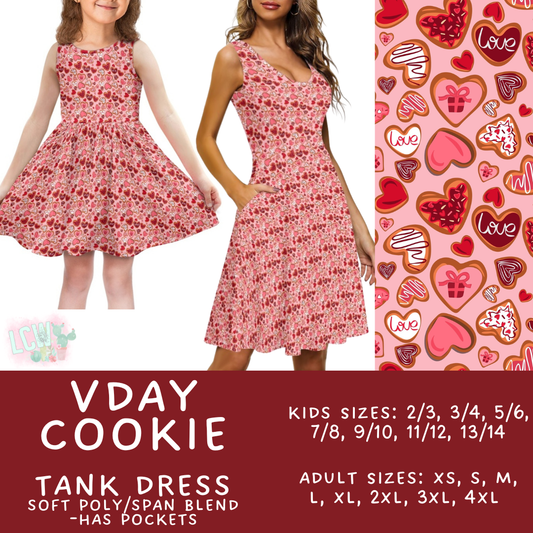 Batch #452 - Mom & Me Love - Closes 11/21 - ETA early Jan - Vday Cookie Women's & Girl's Tank Dress