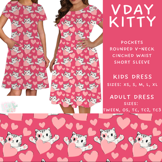 Batch #452 - Mom & Me Love - Closes 11/21 - ETA early Jan - Vday Kitty Womens & Girls Dresses