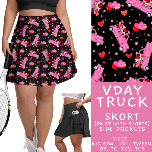 Batch #453 - Love Day 2 - Closes 11/24 - ETA mid Jan - Vday Truck Skort