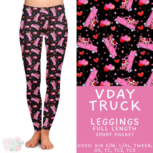 Batch #453 - Love Day 2 - Closes 11/24 - ETA mid Jan - Vday Truck Full Length Leggings