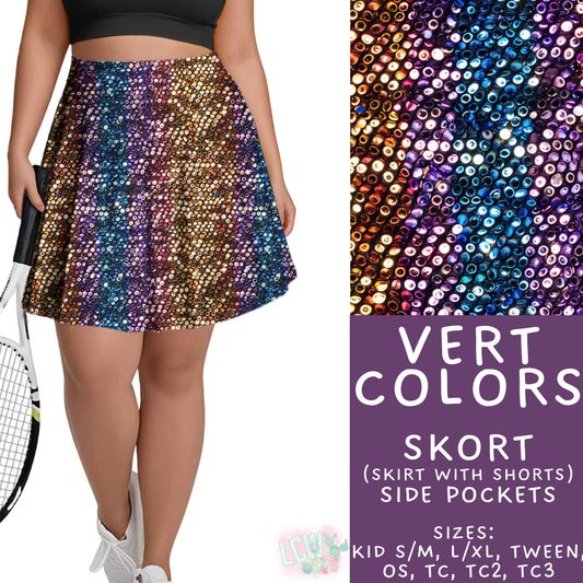 Batch #468 - Fun Run 18 - Closes 12/26 - ETA late Feb - Vert Colors Skort