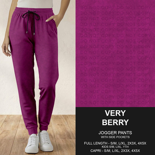 B280 - Preorder Very Berry Joggers (Closes 3/22. ETA: late May)