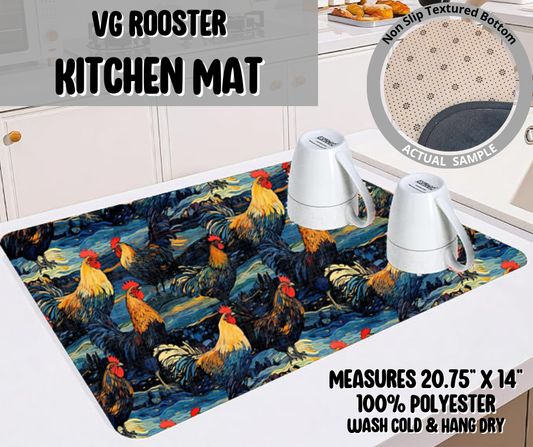 Preorder! Closes 5/22. ETA August. VG Rooster Kitchen Mat
