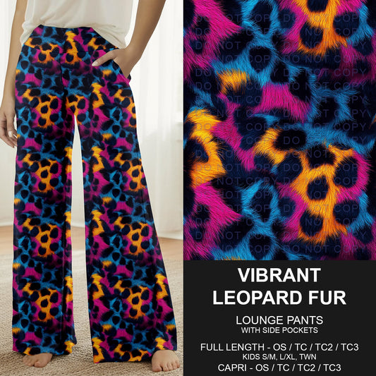 B298 - Preorder Vibrant Leopard Fur Lounge Pants (Closes 7/05. ETA: early Sept.)
