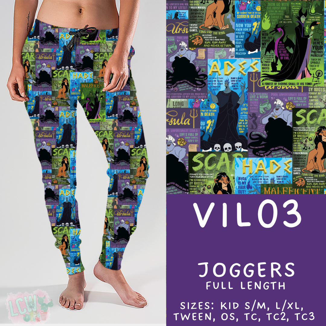 Ready to Ship - Vil03 Joggers - TC & TC2