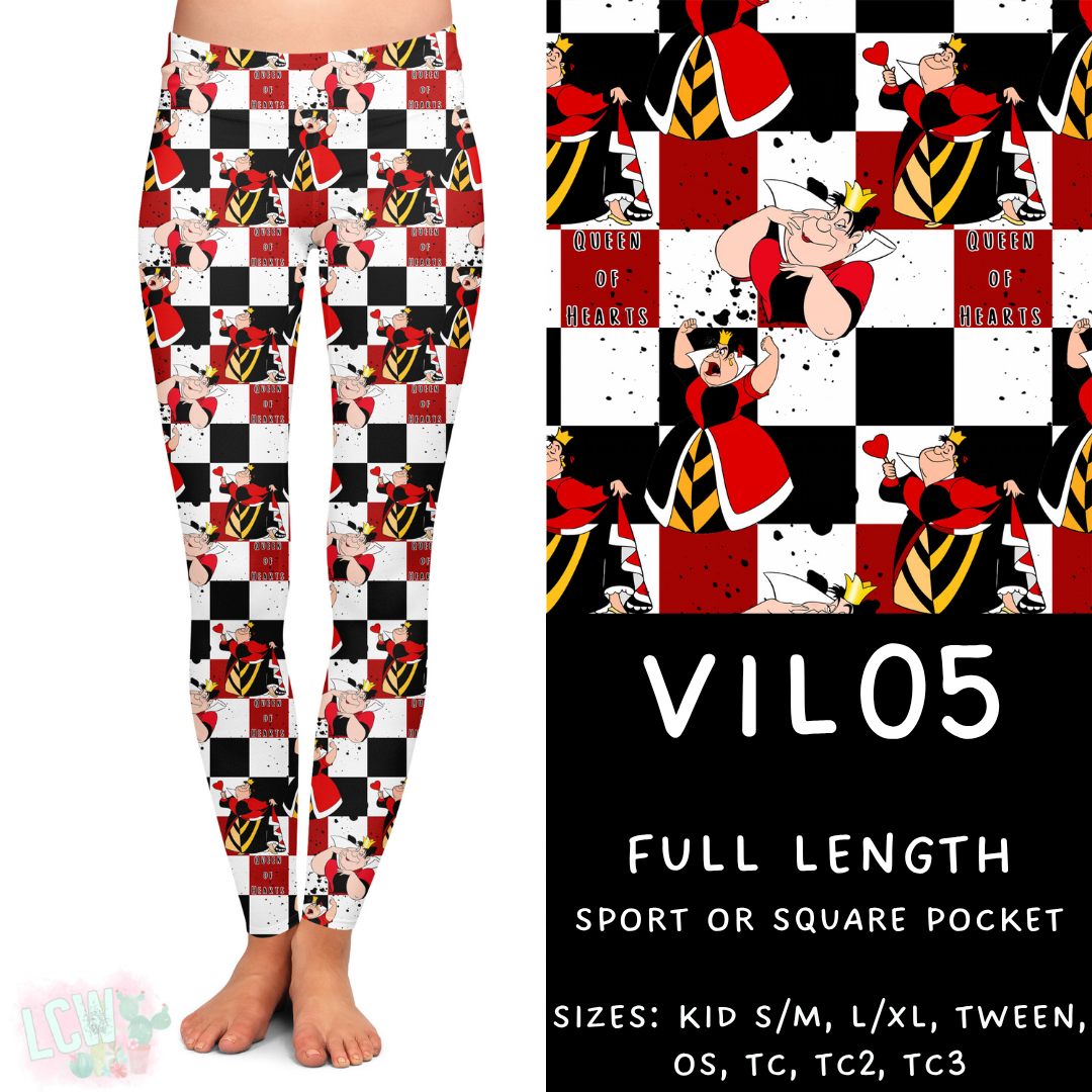 Ready to Ship - Vil05 Full Length Leggings - Sport Pocket OS