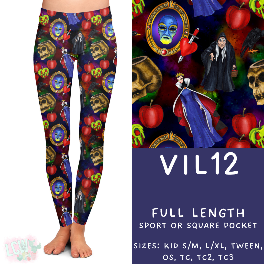 Ready to Ship - Vil12 Full Length Leggings - Sport Pocket TC
