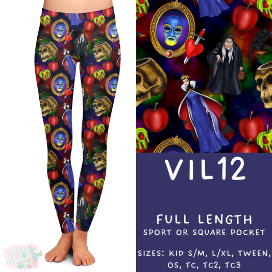 Ready to Ship - Vil12 Full Length Leggings - Sport Pocket TC