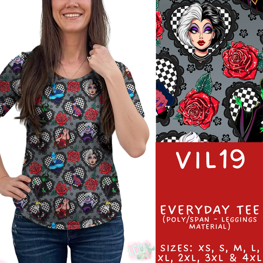 Batch #504 - Villains 3 Collection - Closes 3/16 - ETA mid May - Vil19 Everyday Tee
