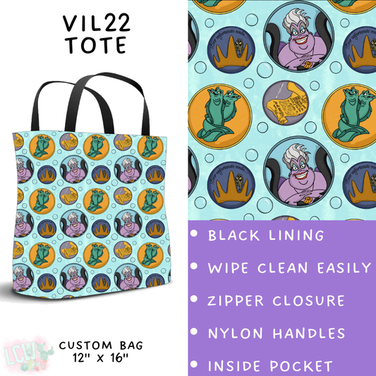 Batch #504 - Villains 3 Collection - Closes 3/16 - ETA mid May - Vil22 Tote