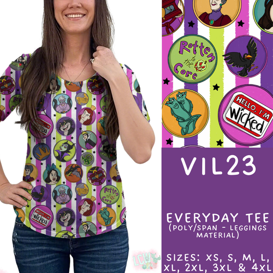 Batch #504 - Villains 3 Collection - Closes 3/16 - ETA mid May - Vil23 Everyday Tee
