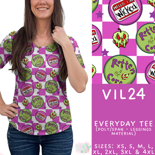Batch #504 - Villains 3 Collection - Closes 3/16 - ETA mid May - Vil24 Everyday Tee