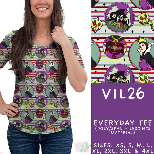 Batch #504 - Villains 3 Collection - Closes 3/16 - ETA mid May - Vil26 Everyday Tee
