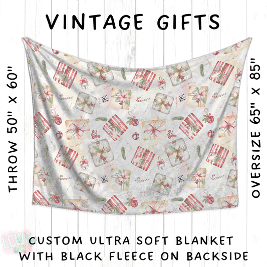 Batch #428 - Christmas Spirit - Closes 10/10 - ETA late Nov - Vintage Gifts Blanket