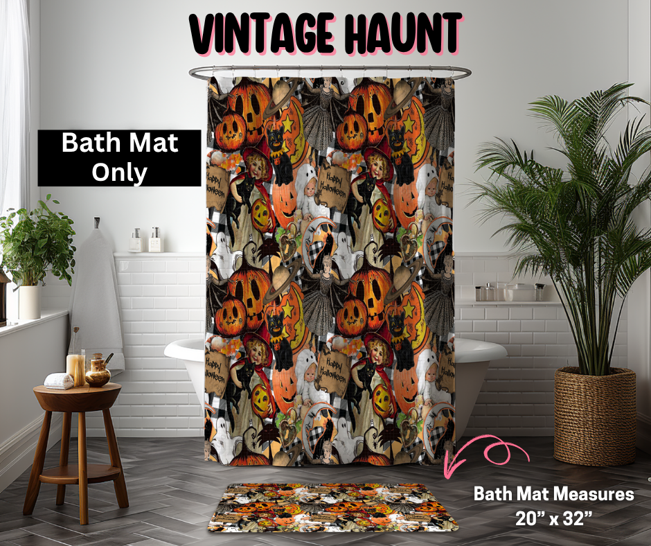 Vintage Haunt Custom Bath Mat