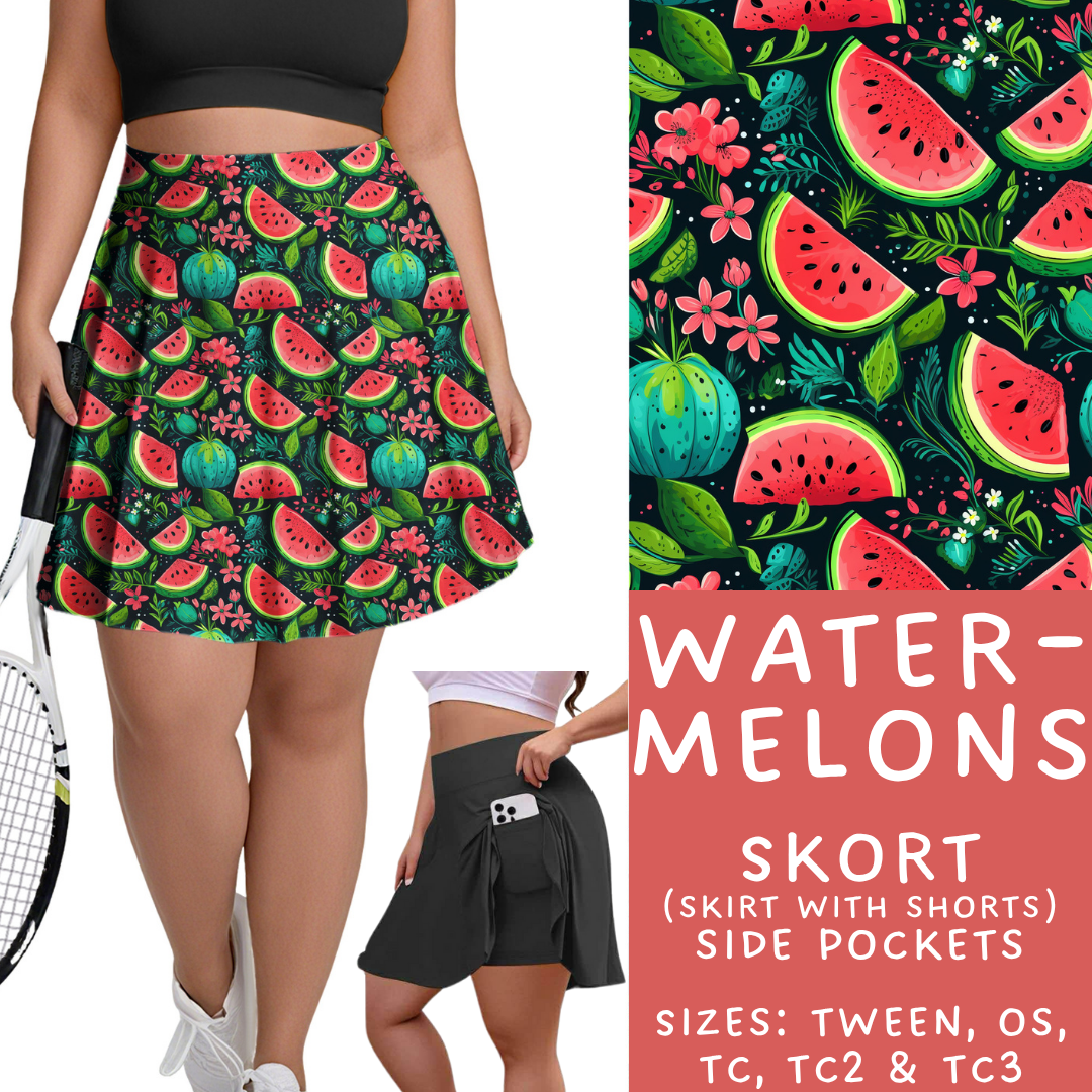 Batch #347 - Fun Run 11 - Closes 5/29 - ETA mid/late July - Watermelons Skort