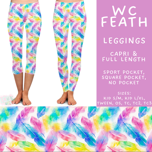 Batch #508 - February Request Run - Closes 3/25 - ETA late May - WC Feath Full and Capri Length Leggings