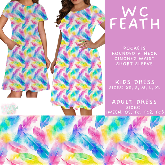 Batch #508 - February Request Run - Closes 3/25 - ETA late May - WC Feath Adult & Kids Dresses