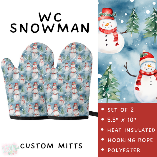 Batch #416 - Baking Spirits Bright 2 - Closes 9/19 - ETA early Nov - WC Snowman Oven Mitts