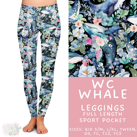 Batch #471 - November Request Run - Closes 1/2 - ETA late Feb - WC Whale Full Length Leggings