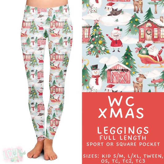 Batch #424 - Jingle All The Way - Closes 10/3 - ETA mid/late Nov - WC Xmas Full Length Leggings