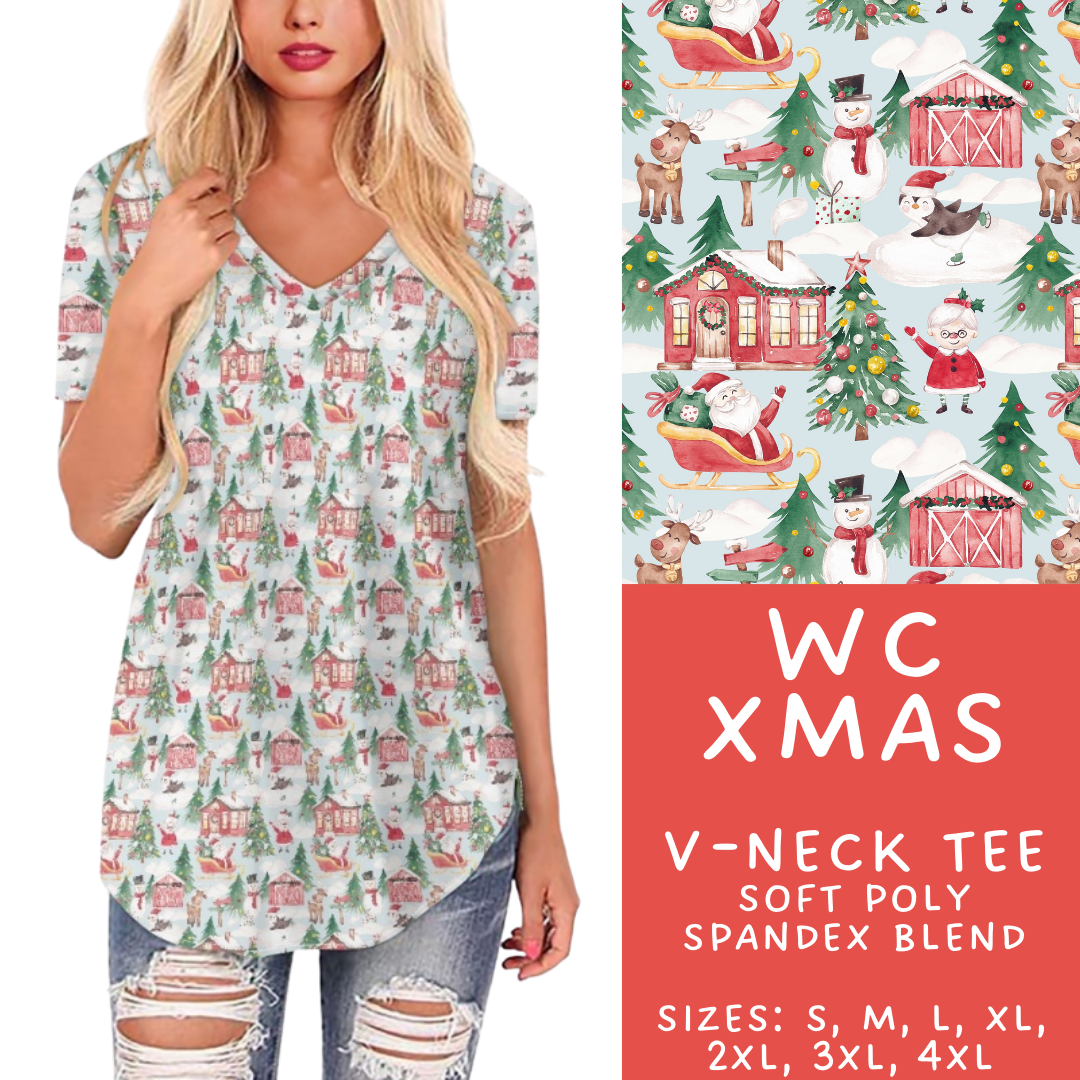 Batch #424 - Jingle All The Way - Closes 10/3 - ETA mid/late Nov - WC Xmas V-Neck Tee