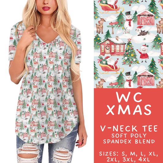 Batch #424 - Jingle All The Way - Closes 10/3 - ETA mid/late Nov - WC Xmas V-Neck Tee
