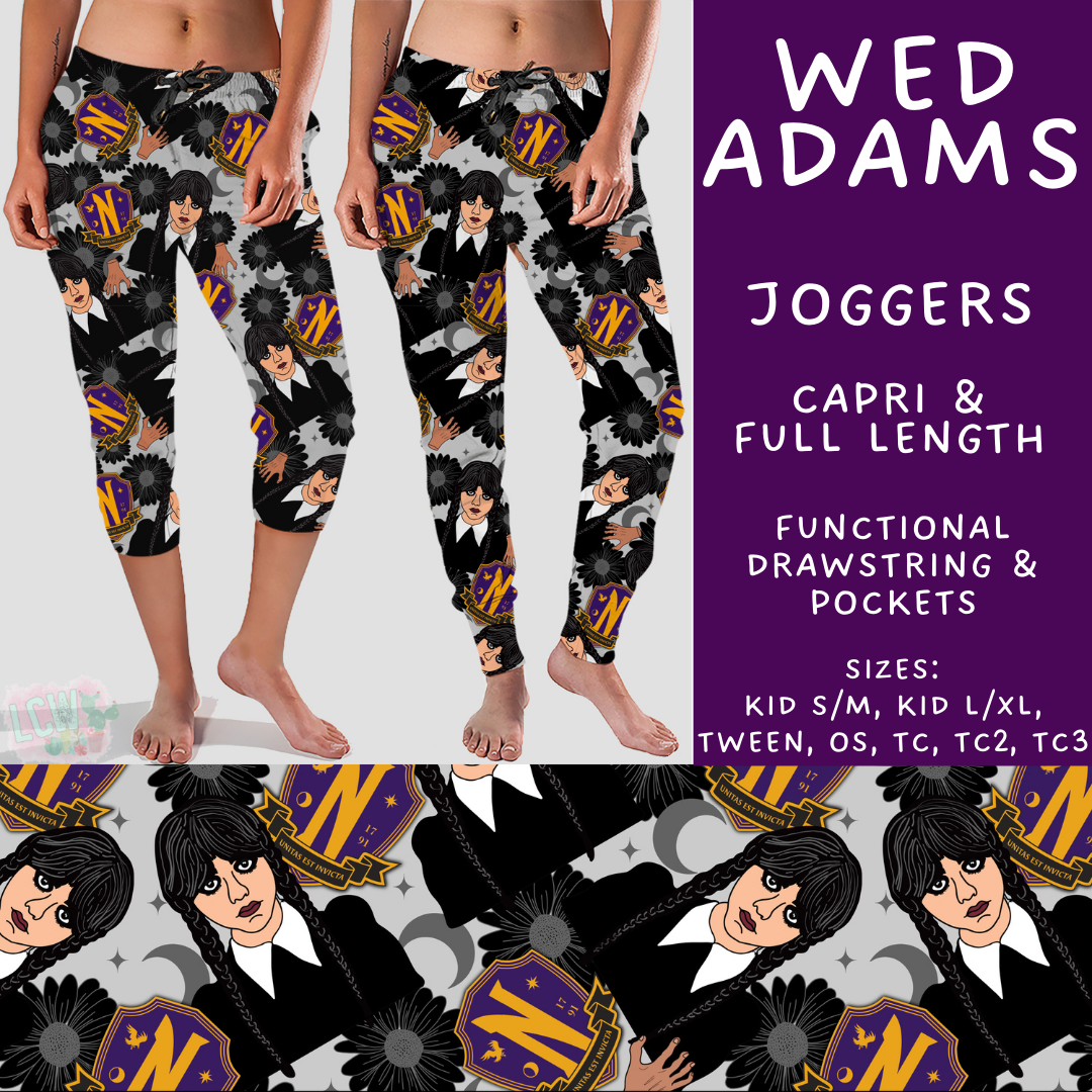 Batch #502 - Show Time - Closes 3/11 - ETA mid May - Wed Adams Full and Capri Length Joggers
