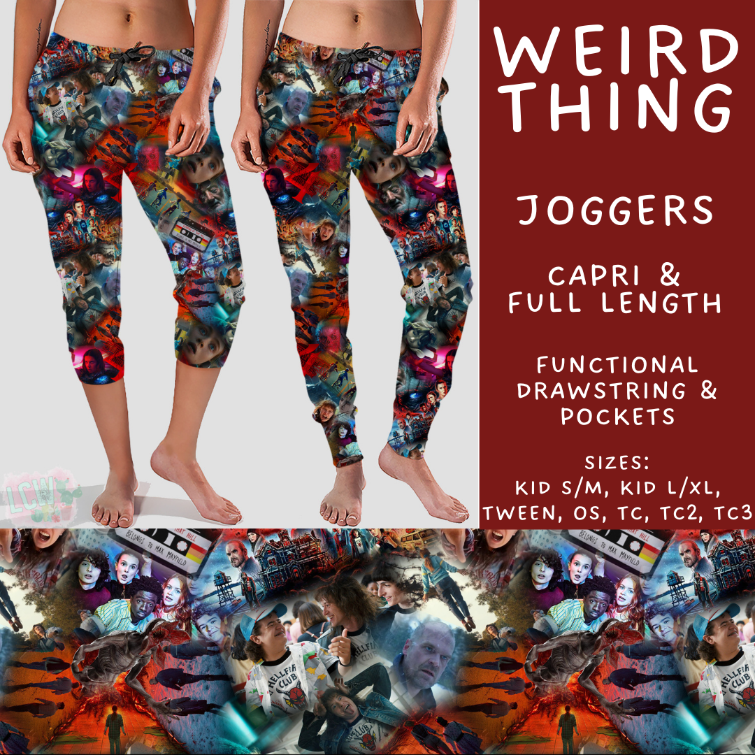 Batch #502 - Show Time - Closes 3/11 - ETA mid May - Weird Thing Full and Capri Length Joggers