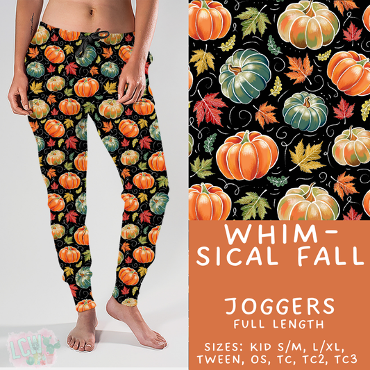 Batch #403 - Hello Fall 2 - Closes 8/28 - ETA mid October - Whimsical Fall Joggers